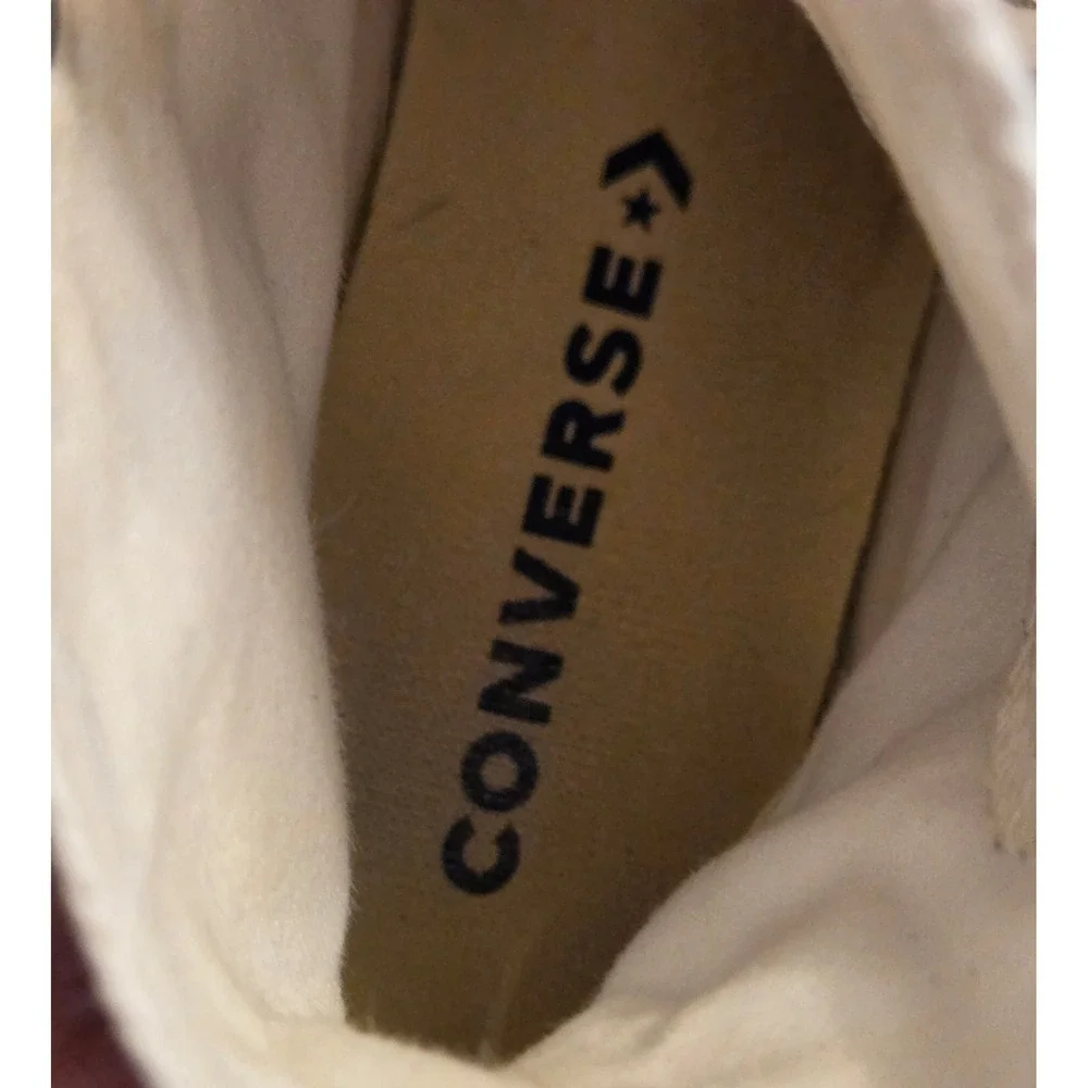 Converse Allstar High Top Shoes Sneakers Womens Size 6 White